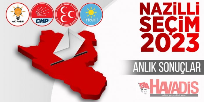 14 Mayıs 2023 Nazilli Seçim Sonuçları canlı, anlık ve son dakika