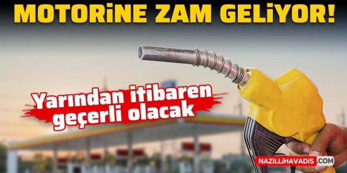 Son Dakika! Motorine zam geliyor