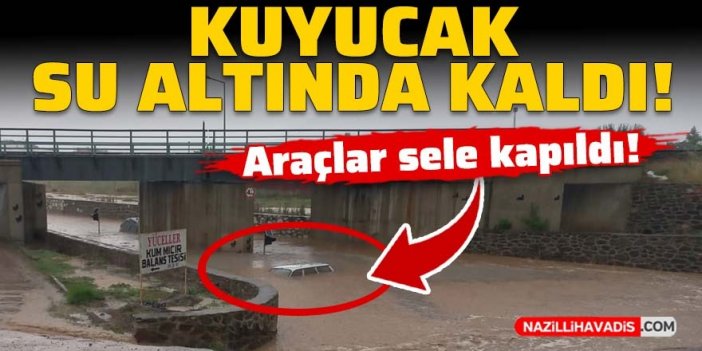 Kuyucak’ı sel vurdu! Aydın – Denizli kara yolunda ulaşım sorunu yaşanıyor