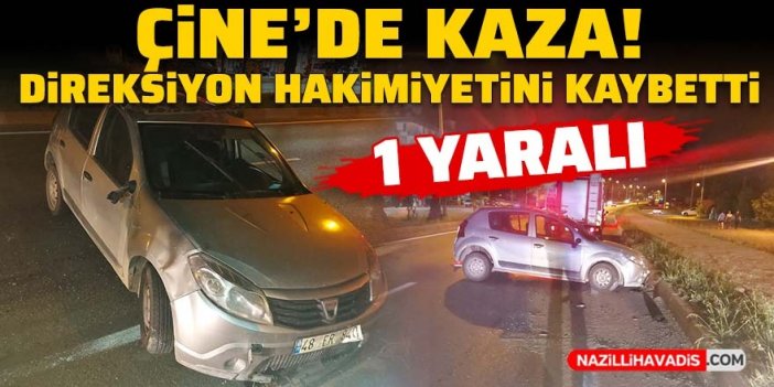 Çine'de trafik kazası: 1 yaralı