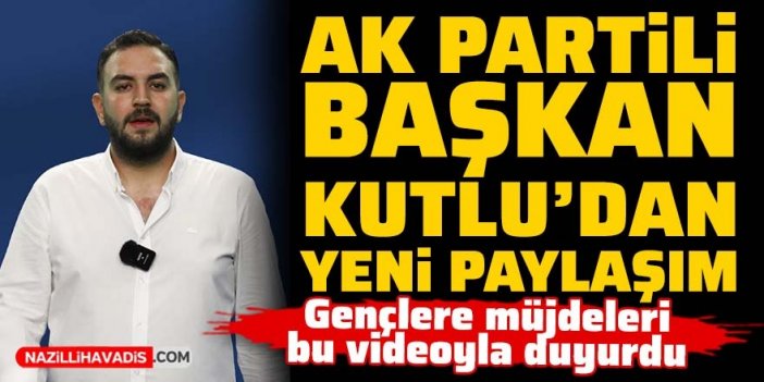 AK Partili Başkan Kutlu’dan yeni paylaşım: Söz uçar, eser kalır