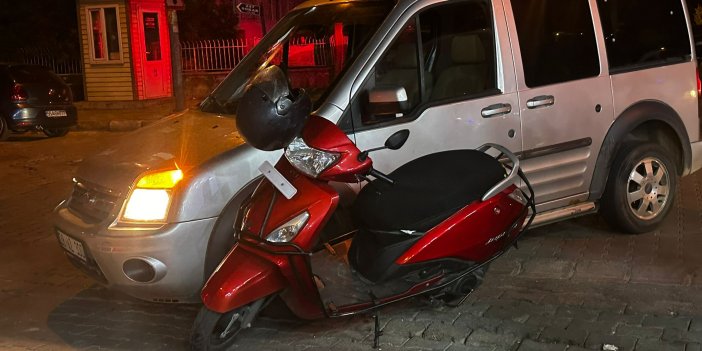 Nazilli’de hafif ticari araç ile motosiklet çarpıştı! 1 yaralı