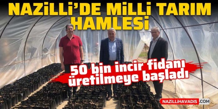 Nazilli'de milli tarım hamlesi