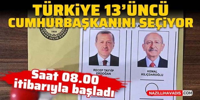 Türkiye 13'üncü Cumhurbaşkanı'nı seçiyor