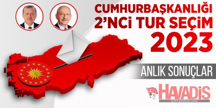 Cumhurbaşkanlığı İkinci Tur Seçim Sonuçları 2023: 28 Mayıs Cumhurbaşkanlığı Seçimi Oy Oranları