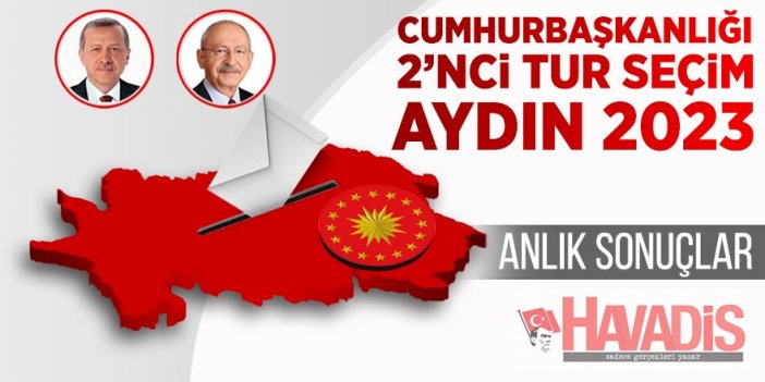 Cumhurbaşkanlığı Aydın Seçim Sonuçları 2023: 28 Mayıs Aydın Cumhurbaşkanlığı Seçimi Oy Oranları