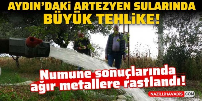 Aydın'daki artezyen sularında büyük tehlike!