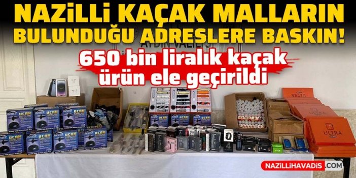 Nazilli’de gümrük kaçakçılığı operasyonu: 5 gözaltı