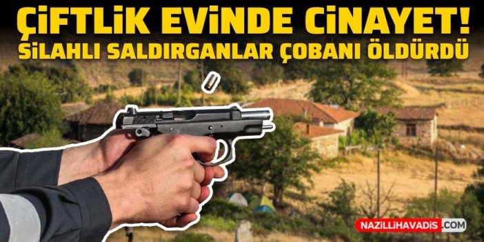 Çiftlik evinde cinayet! Silahlı saldırganlar çobanı öldürdü