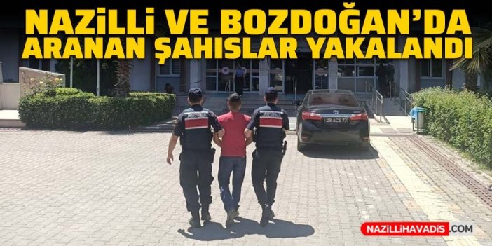 Nazilli ve Bozdoğan’da aranan 3 şahıs yakalandı