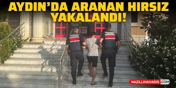 Aydın'da aranan hırsız yakalandı!