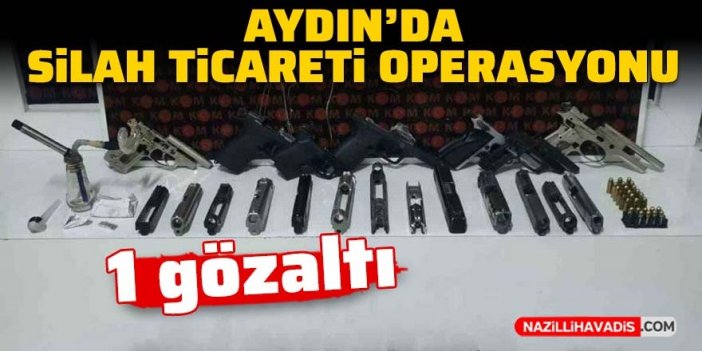 Aydın’da silah ticareti operasyonu: 1 gözaltı