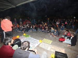 Soma Protestocusu Gençlere Destek
