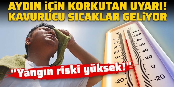 Meteoroloji'den Aydın için korkutan uyarı: Yangın riski yüksek!