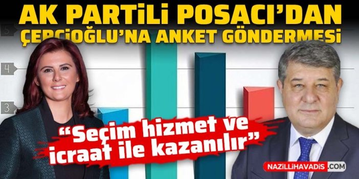 AK Partili Posacı’dan CHP’li Çerçioğlu’na anket göndermesi