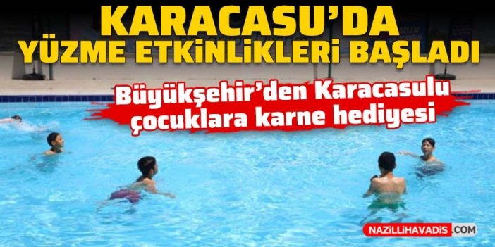 Karacasu’da yüzme etkinlikleri başladı