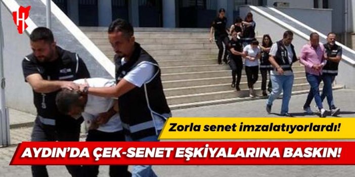 Faizle para verdiler, kaçırıp zorla senet imzalattılar