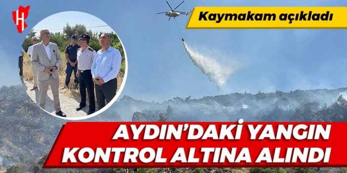 Aydın'daki yangın kontrol altına alındı