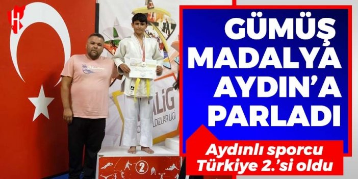 Aydınlı sporcu Türkiye 2.’si oldu