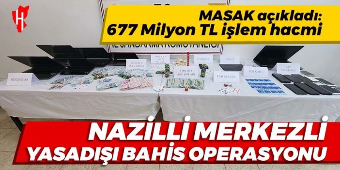 Nazilli merkezli yasa dışı bahis operasyonu!