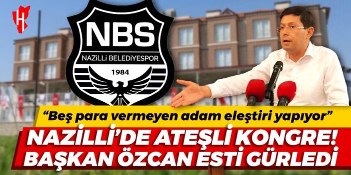 Başkan Özcan esti gürledi! “Beş para vermeyen adam eleştiri yapıyor”