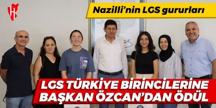 LGS Türkiye birincilerine ödül