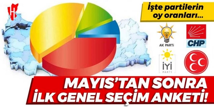 Mayıs'tan sonra ilk genel anket yayınlandı