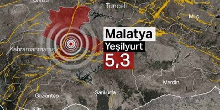 Malatya'da 5,3 büyüklüğünde deprem! İlk açıklama geldi: Çok şiddetli bir sarsıntıydı