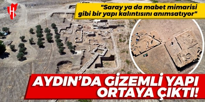 Aydın'da gizemli yapı ortaya çıktı: Tepecik Höyüğü'nde saray benzeri yapı bulundu