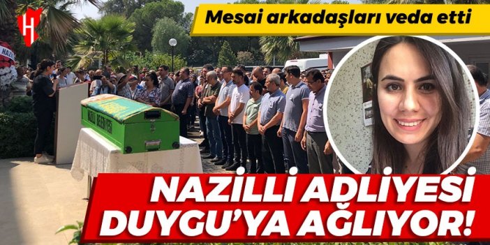 Nazilli Adliyesi'nde Duygu Bayhan için cenaze töreni düzenlendi