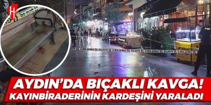 Aydın'da bıçaklı kavga: Kayınbiraderinin kardeşini yaraladı!