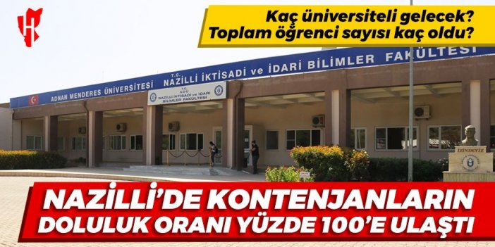 Nazilli’ye bu sene kaç üniversite öğrencisi gelecek? Toplam öğrenci sayısı kaç oldu?