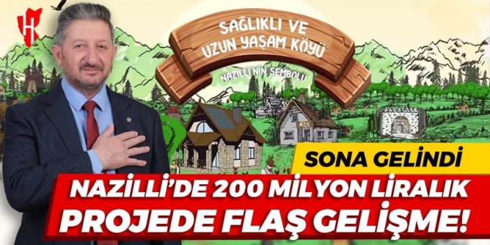 Nazilli’de 200 milyon liralık projede flaş gelişme