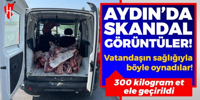 Aydın’da skandal görüntüler