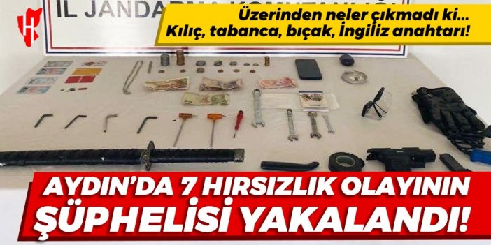 Üzerinden neler çıkmadı ki? Kılıç, tabanca, bıçak, İngiliz anahtarı!