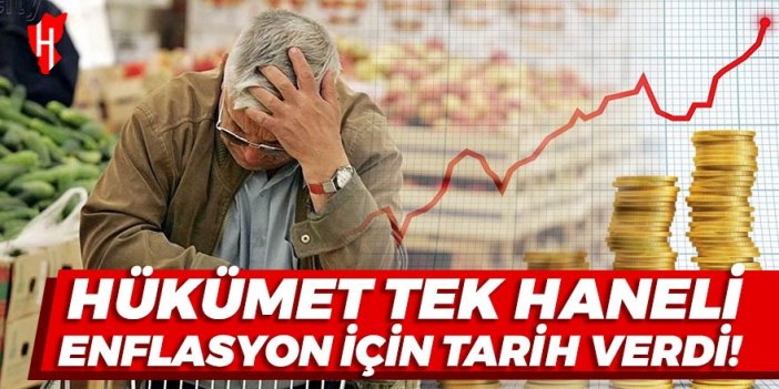 Hükümet tek haneli enflasyon için tarih verdi!