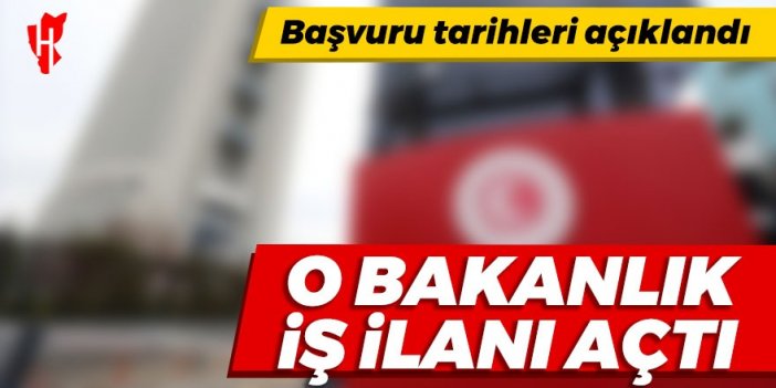 Başvuru tarihleri açıklandı: Ticaret Bakanlığı iş ilanı açtı