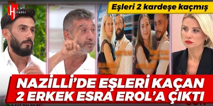 Nazilli'de skandal olay! İki kardeşe kaçmışlar