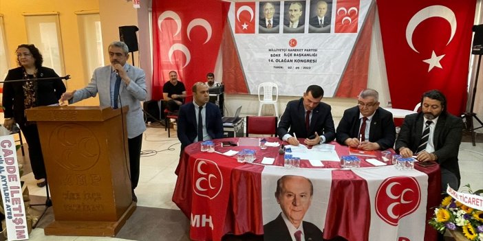 MHP Söke İlçe Başkanı Ömer Akalın, yeniden başkanlığa seçildi