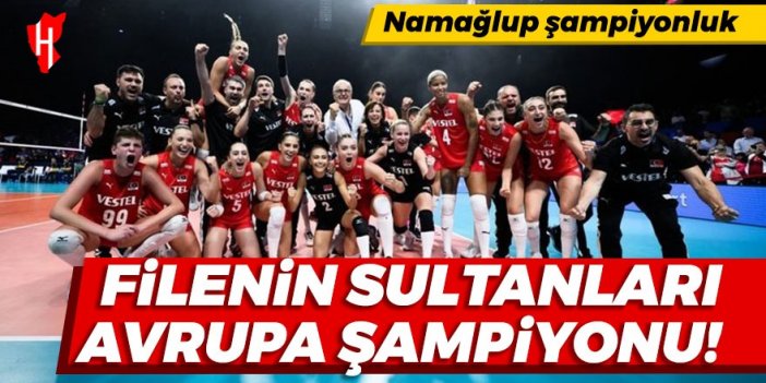 Filenin Sultanları Avrupa Şampiyonu: Sırbistan 2-3 Türkiye