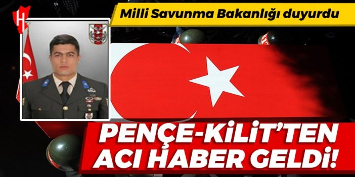 Milli Savunma Bakanlığı duyurdu: Pençe-Kilit operasyonu bölgesinde bir asker şehit oldu