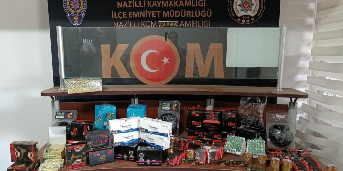 Nazilli’de polis 7 bin kaçak cinsel içerikli ürün ele geçirdi