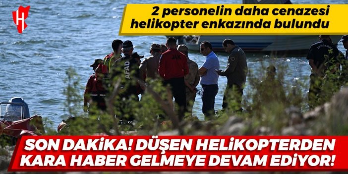 Son Dakika! Düşen helikopterden kara haber gelmeye devam ediyor: 2 personelin daha cenazesine ulaşıldı