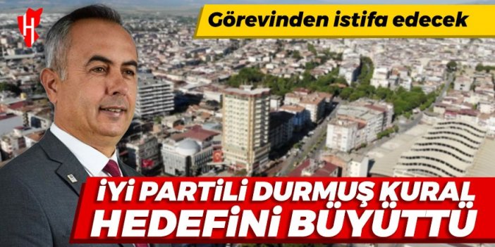 Görevinden istifa edecek olan İYİ Partili Kural, belediye başkan adaylığına hazırlanıyor