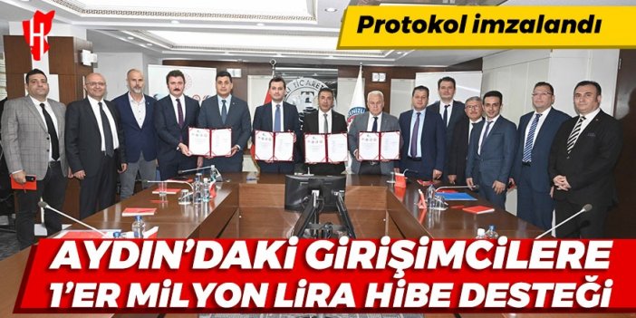 Aydın'daki girişimcilere 1'er milyon lira hibe desteği