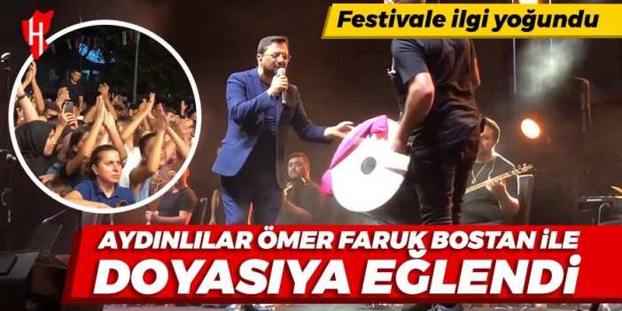 Aydınlılar Ömer Faruk Bostan konseriyle doyasıya eğlendi