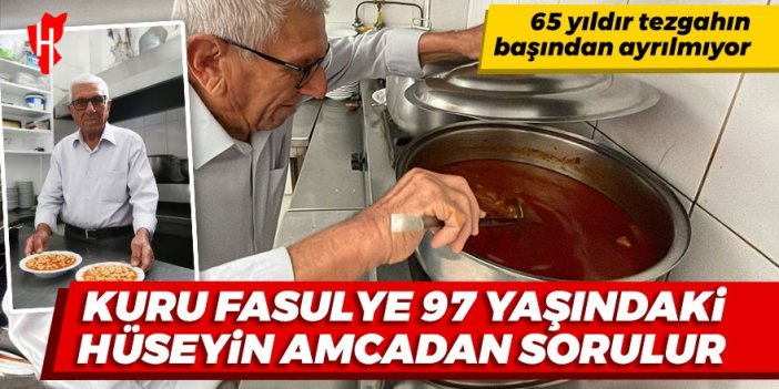 65 yıldır tezgahın başından ayrılmıyor! Kuru fasulye ustası Hüseyin Amca: Gece, yemekler rüyalarıma bile giriyor