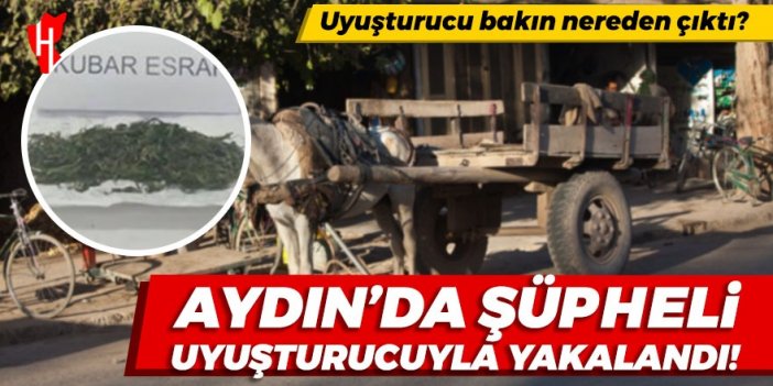 Aydın'da bir kişi uyuşturucuyla yakalandı: Bakın nerede çıktı...