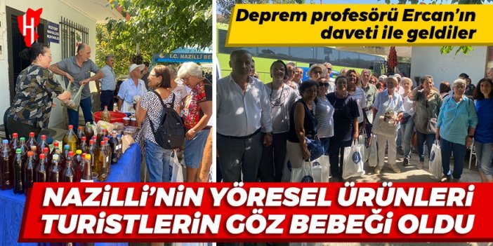 Nazilli’nin yöresel ürünleri turistlerin göz bebeği oldu