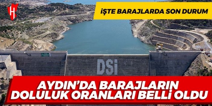 Aydın’da barajlardaki doluluk oranı ne durumda? İşte barajlardaki son durum...